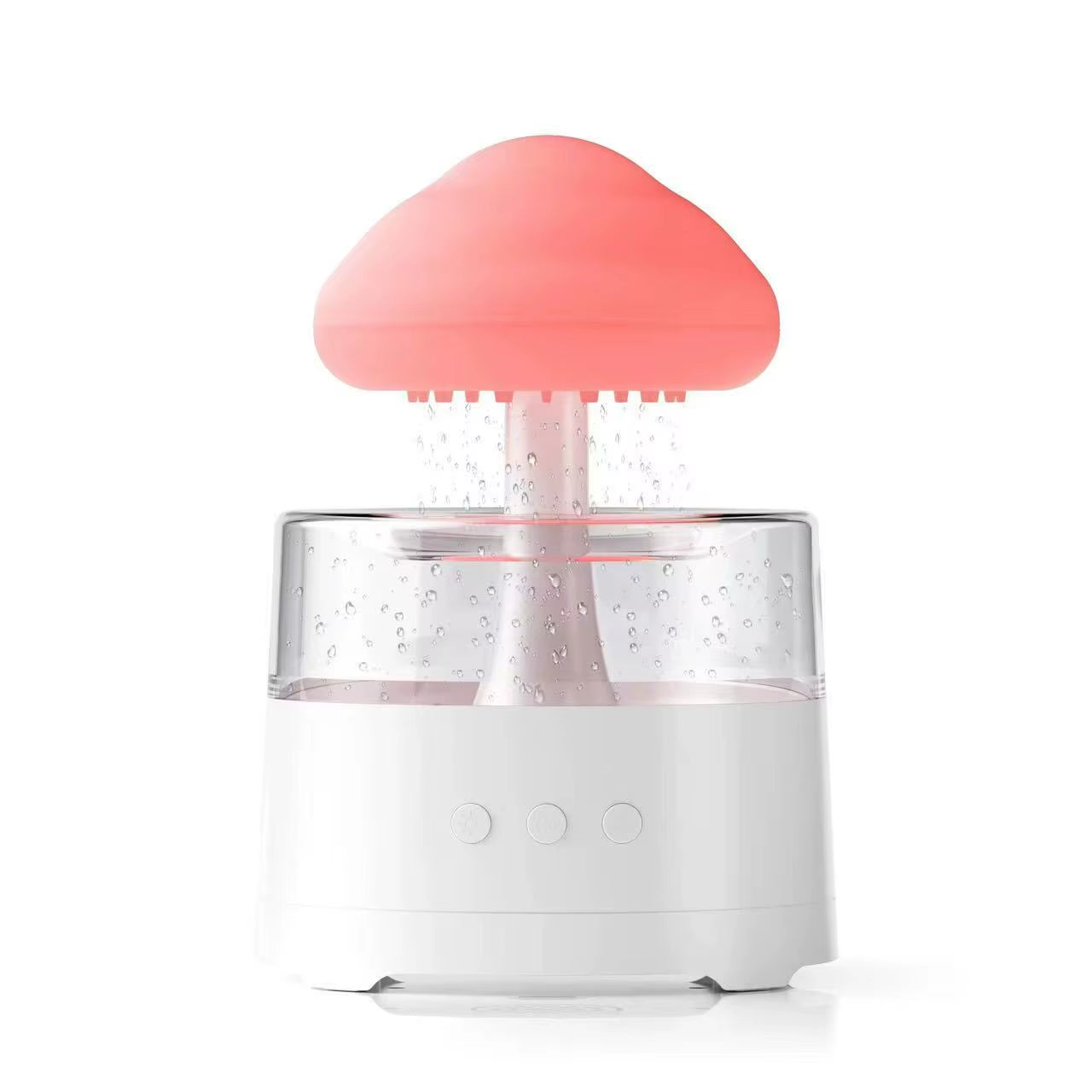 Cloud Rain Humidifier for Bedroom with Soothing Rain Sounds, Water Drip Mushroom Humidifiers 7 Colors Mood Raindrop Diffuser
